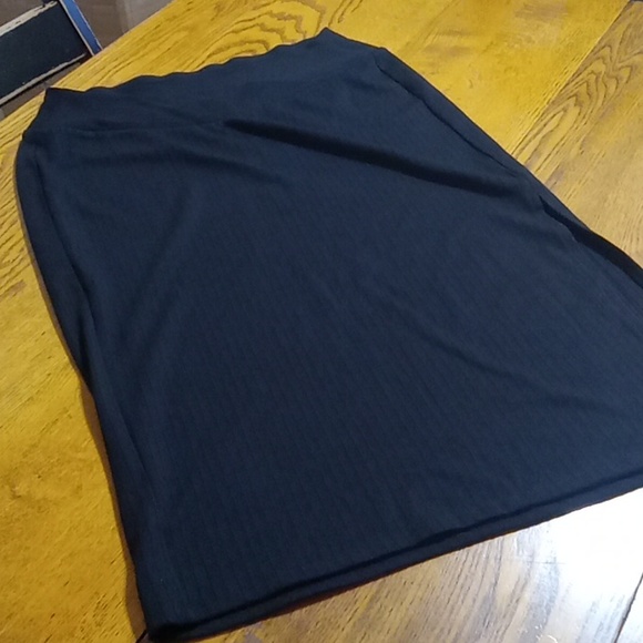 HALARA Womens SKIRT SMALL New RIBBED BLACK Long Casual Work Office - Picture 4 of 8